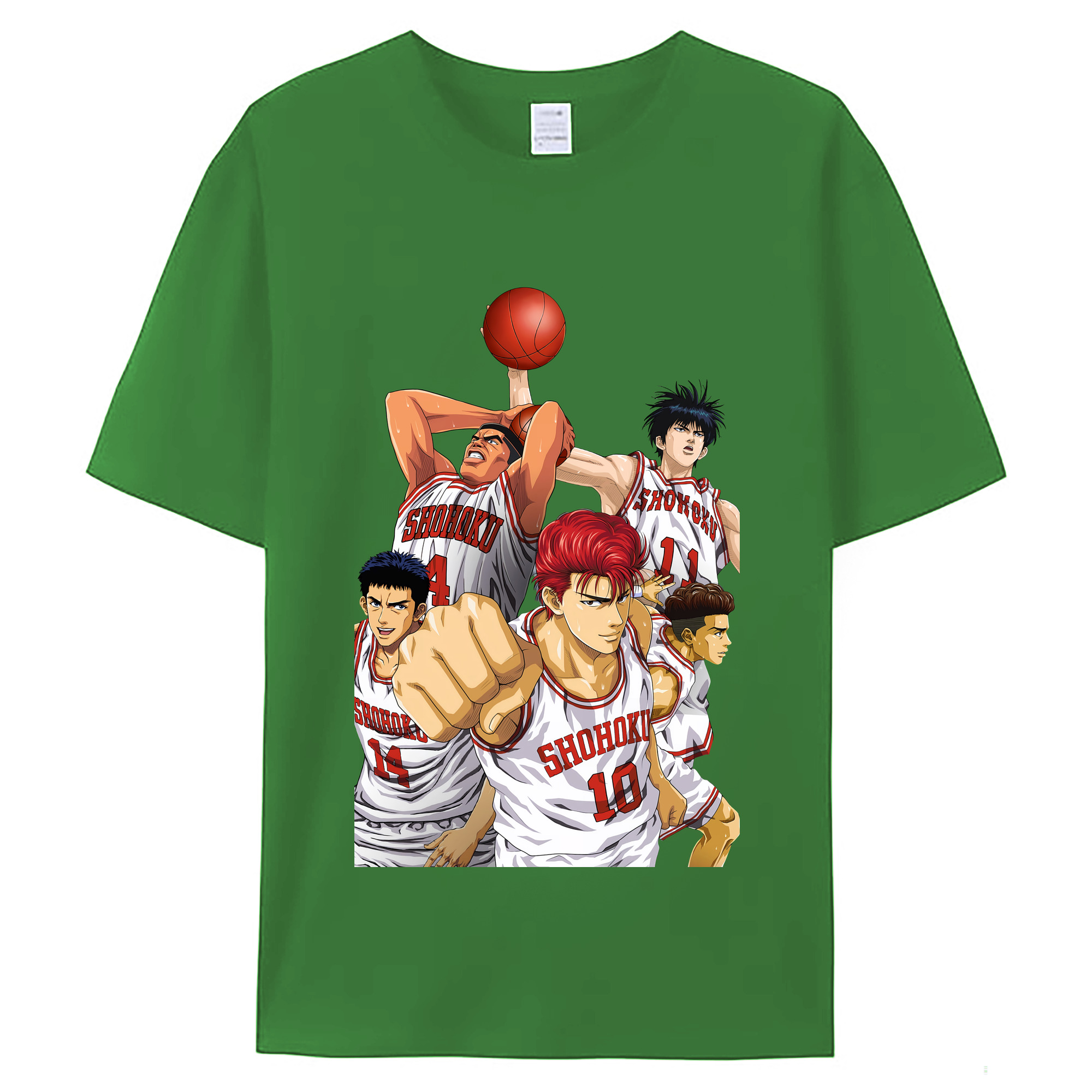 （画像用） SLAM DUNK／スラムダンク レディースカジュアルプリントTシャツ（綿100％）